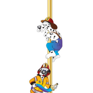 Fire Dogs Wall Sticker