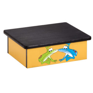 Rainforest Tree Frogs Yellow Laminate Step Stool