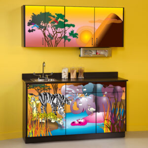 Serengeti Sunrise Cabinets