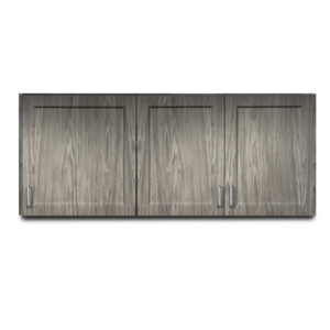 Fashion Finish 60" Wall Cabinet with 3 Doors