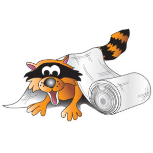 Gauze Raccoon Graphic
