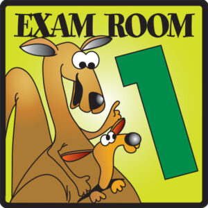 Exam Room 1 Sign