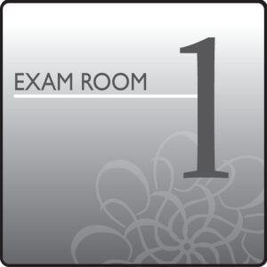 Standard Exam Room Sign 1