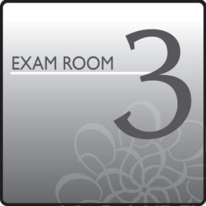Standard Exam Room Sign 3