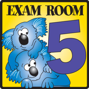 Exam Room 5 Sign