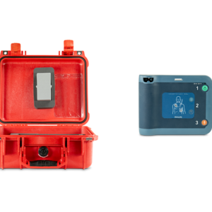 AED with Plastic Waterproof Shell Carry Case