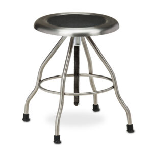 *Stainless Steel Stool with Rubber Feet