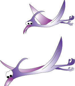 Pterodactyls Wall Sticker